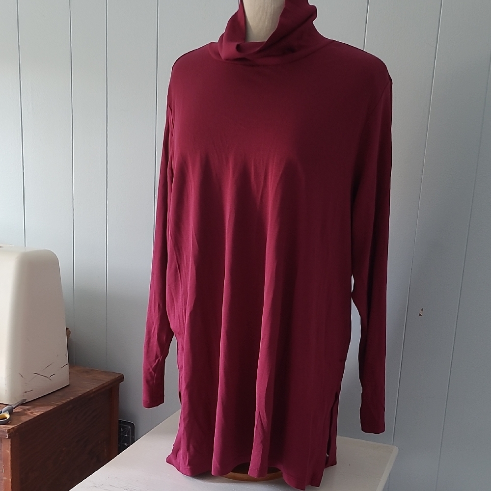 J.Jill Prima Cotton Polo Neck